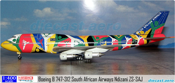 Boeing B 747-312 South African Airways Ndizani ZS-SAJ