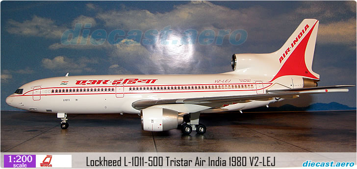Lockheed L-1011-500 Tristar Air India 1980 V2-LEJ
