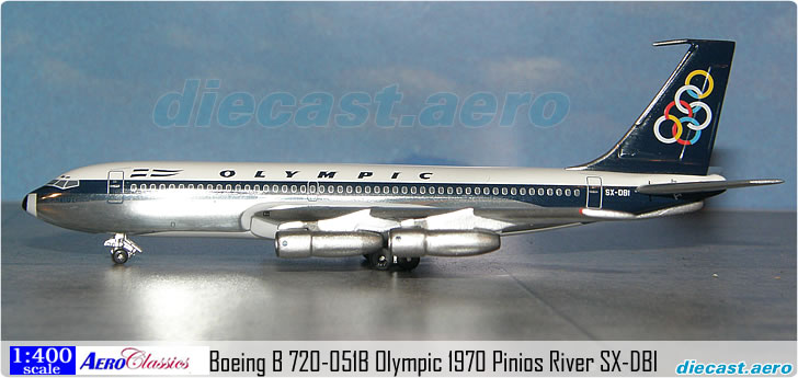 Boeing B 720-051B Olympic 1970 Pinios River SX-DBI