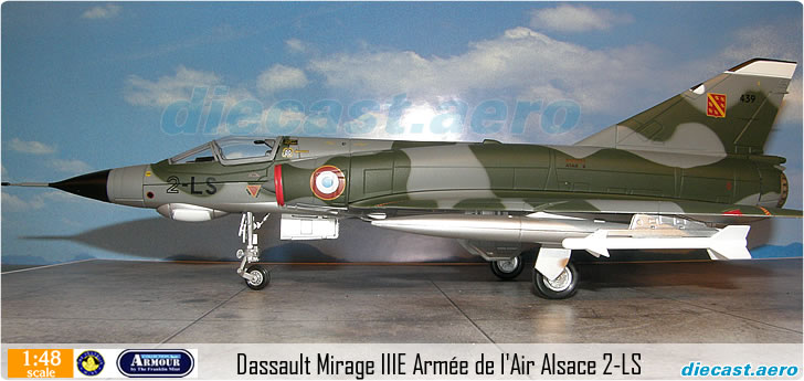 Dassault Mirage IIIE Arme de l'Air Alsace 2-LS