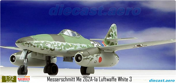 Messerschmitt Me 262A-1a Luftwaffe White 3