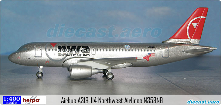 Airbus A319-114 Northwest Airlines N358NB