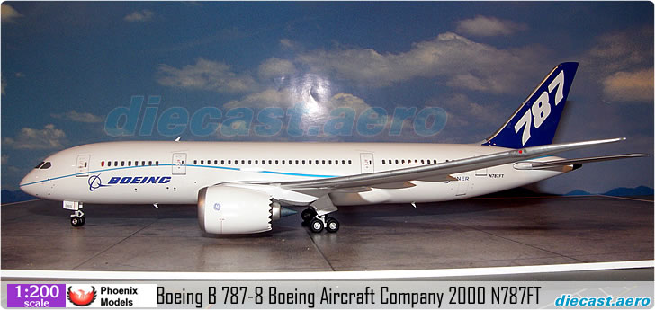 Boeing B 787-8 Boeing Aircraft Company 2000 N787FT