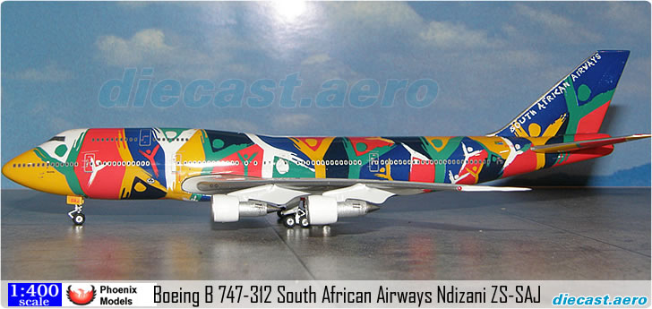Boeing B 747-312 South African Airways Ndizani ZS-SAJ