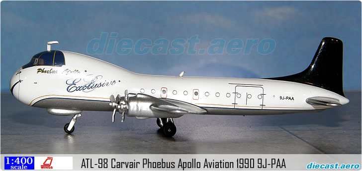 ATL-98 Carvair Phoebus Apollo Aviation 1990 9J-PAA