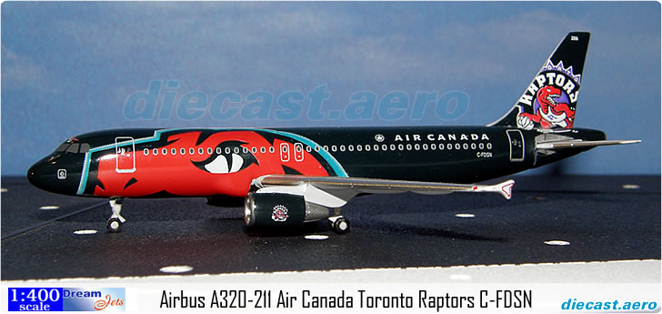 Airbus A320-211 Air Canada Toronto Raptors C-FDSN