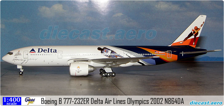 Boeing B 777-232ER Delta Air Lines Olympics 2002 N864DA
