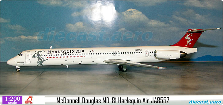 McDonnell Douglas MD-81 Harlequin Air JA8552