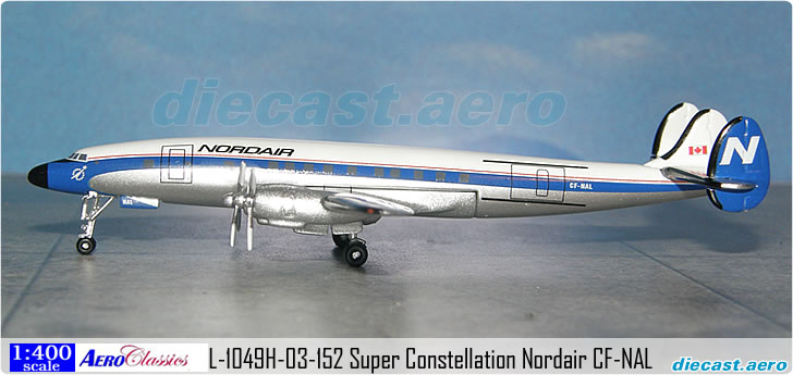 L-1049H-03-152 Super Constellation Nordair CF-NAL
