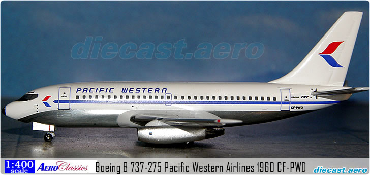 Boeing B 737-275 Pacific Western Airlines 1960 CF-PWD