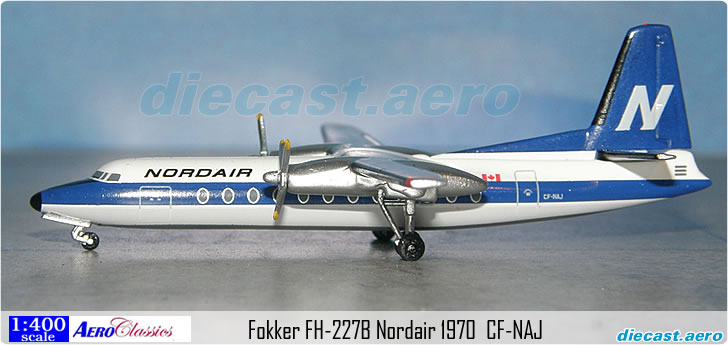 Fokker FH-227B Nordair 1970  CF-NAJ