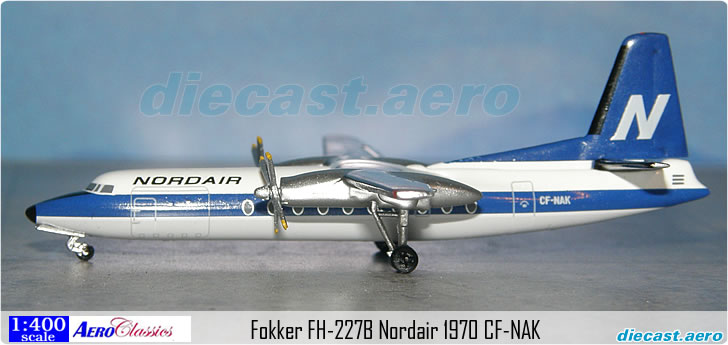 Fokker FH-227B Nordair 1970 CF-NAK