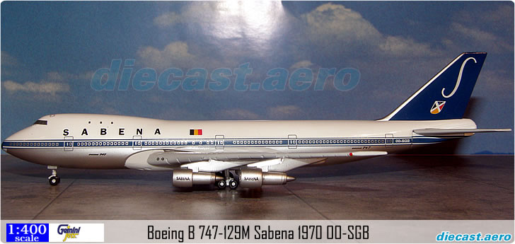 Boeing B 747-129M Sabena 1970 OO-SGB