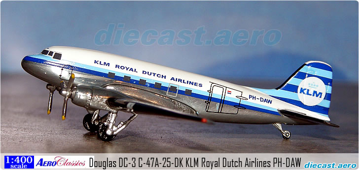 Douglas DC-3 C-47A-25-DK KLM Royal Dutch Airlines PH-DAW