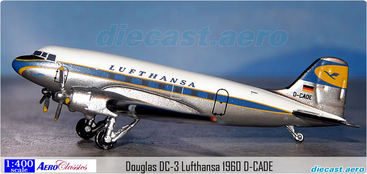 Douglas DC-3 Lufthansa 1960 D-CADE