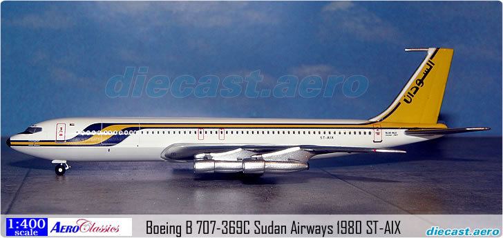 Boeing B 707-369C Sudan Airways 1980 ST-AIX