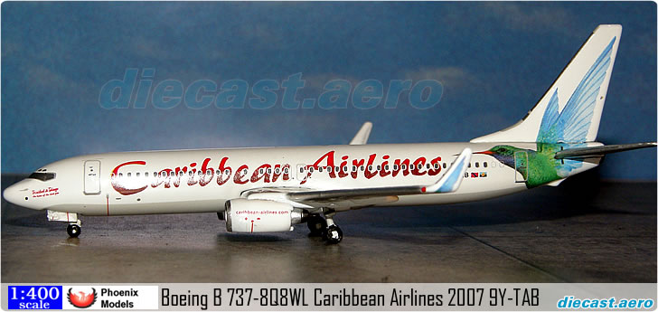 Boeing B 737-8Q8WL Caribbean Airlines 2007 9Y-TAB