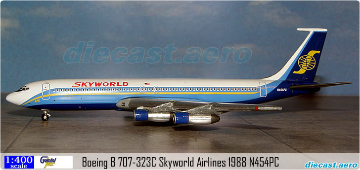 Boeing B 707-323C Skyworld Airlines 1988 N454PC