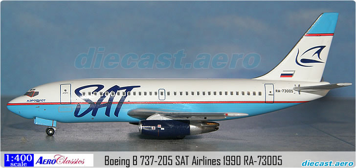 Boeing B 737-205 SAT Airlines 1990 RA-73005
