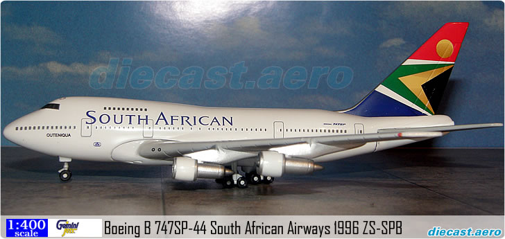 Boeing B 747SP-44 South African Airways 1996 ZS-SPB