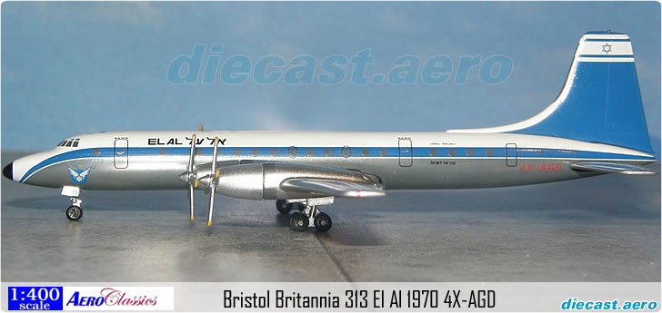 Bristol Britannia 313 El Al 1970 4X-AGD