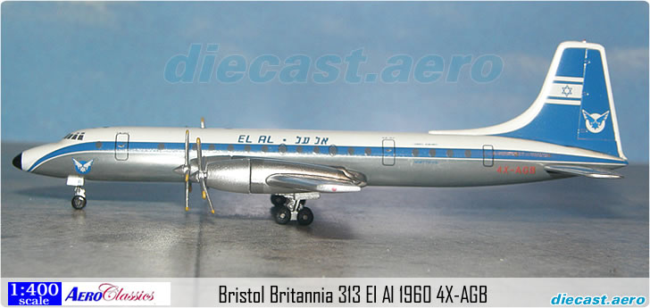 Bristol Britannia 313 El Al 1960 4X-AGB