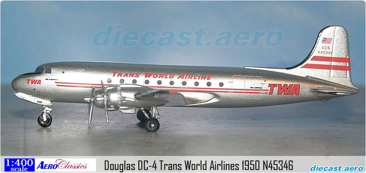 Douglas DC-4 Trans World Airlines 1950 N45346