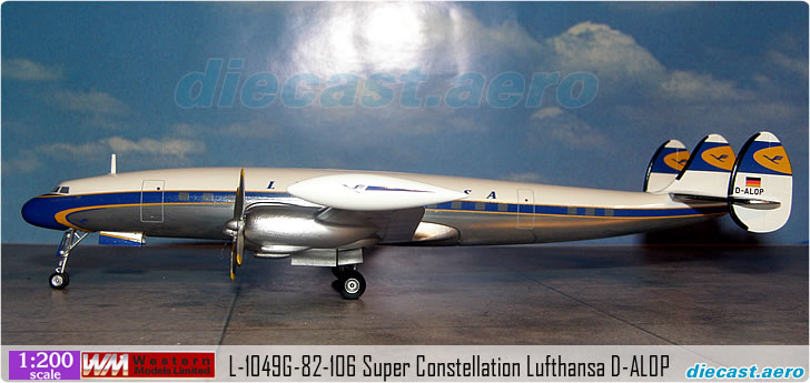 L-1049G-82-106 Super Constellation Lufthansa D-ALOP