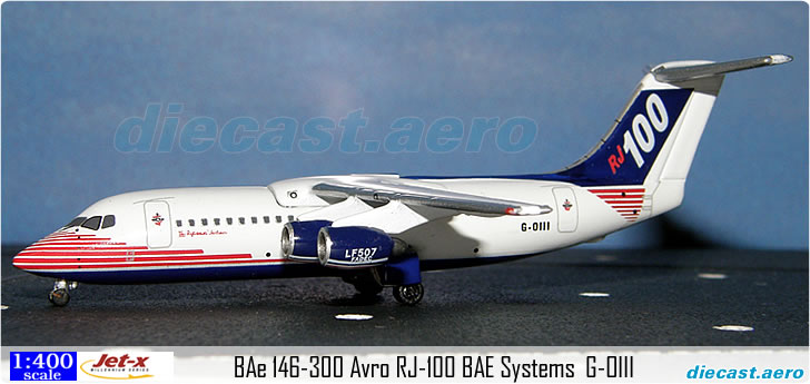 BAe 146-300 Avro RJ-100 BAE Systems  G-OIII