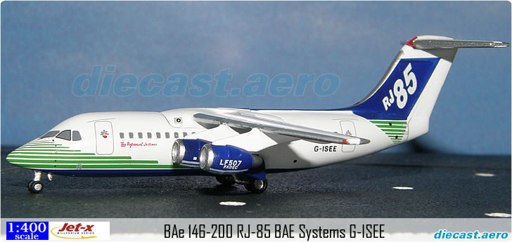 BAe 146-200 RJ-85 BAE Systems G-ISEE