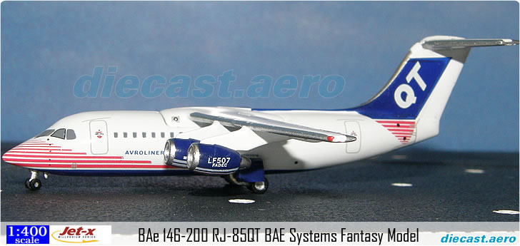 BAe 146-200 RJ-85QT BAE Systems Fantasy Model