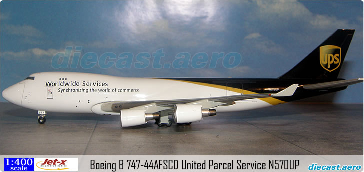 Boeing B 747-44AFSCD United Parcel Service N570UP