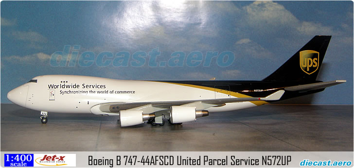 Boeing B 747-44AFSCD United Parcel Service N572UP