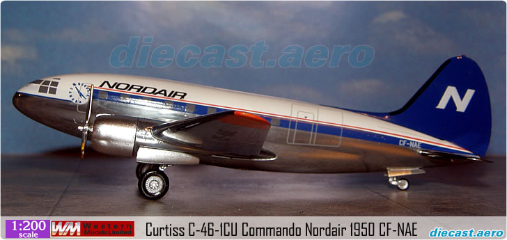 Curtiss C-46-1CU Commando Nordair 1950 CF-NAE