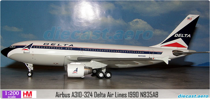 Airbus A310-324 Delta Air Lines 1990 N835AB