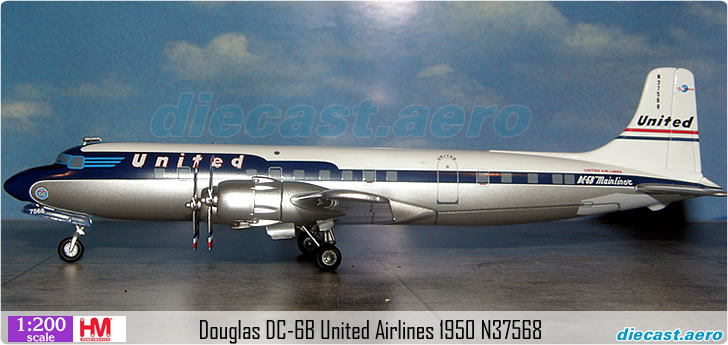 Douglas DC-6B United Airlines 1950 N37568