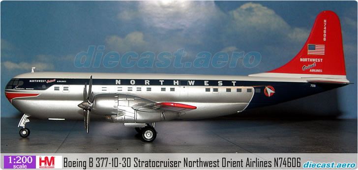 Boeing B 377-10-30 Stratocruiser Northwest Orient Airlines N74606