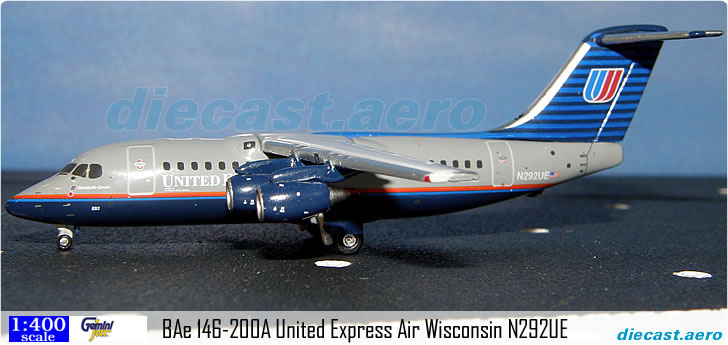 BAe 146-200A United Express Air Wisconsin N292UE