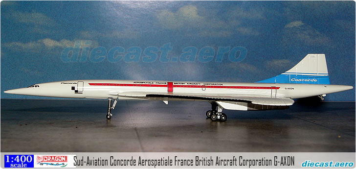 Sud-Aviation Concorde Aerospatiale France British Aircraft Corporation G-AXDN