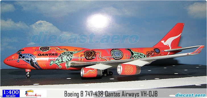 Boeing B 747-438 Qantas Airways VH-OJB
