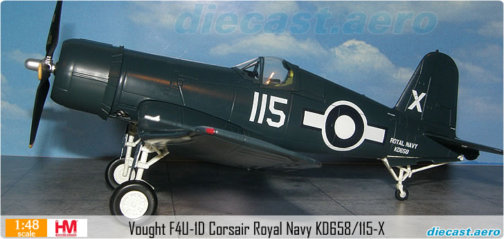 Vought F4U-1D Corsair Royal Navy KD658/115-X