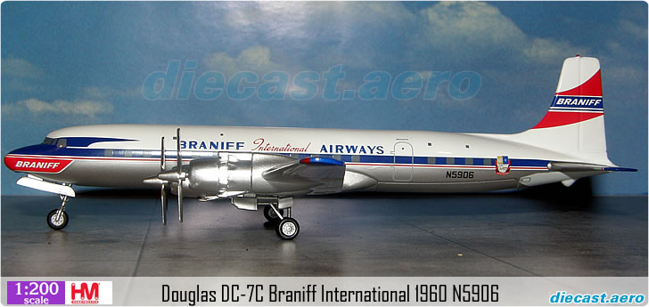 Douglas DC-7C Braniff International 1960 N5906