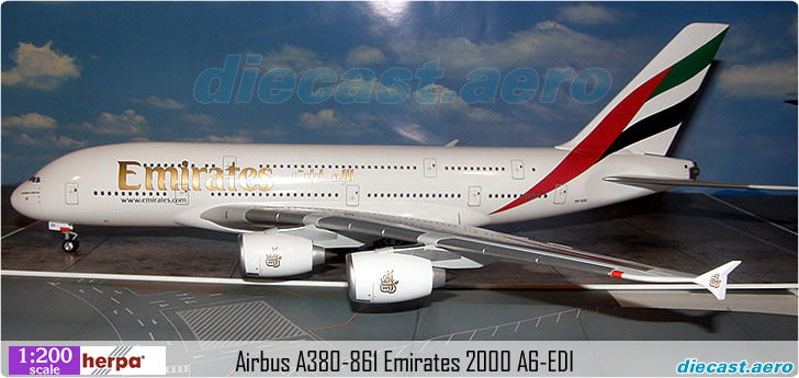 Airbus A380-861 Emirates 2000 A6-EDI