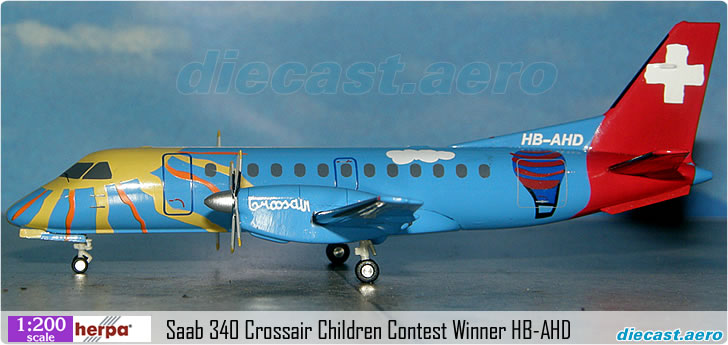 Saab 340 Crossair Children Contest Winner HB-AHD