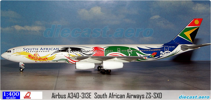 Airbus A340-313E  South African Airways ZS-SXD