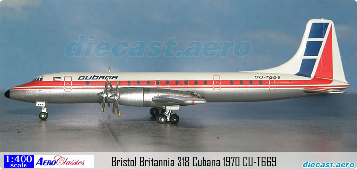 Bristol Britannia 318 Cubana 1970 CU-T669