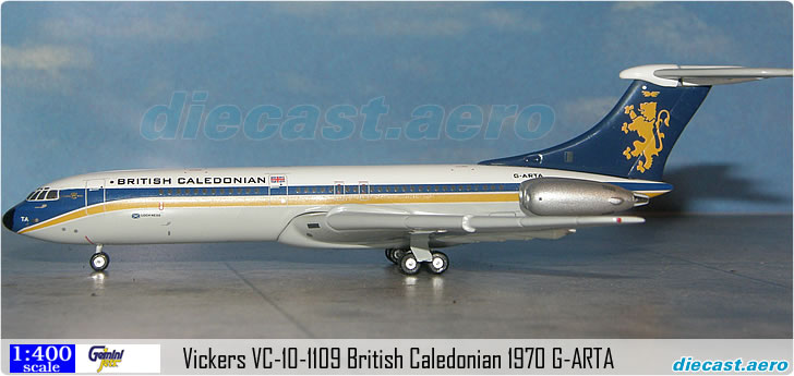 Vickers VC-10-1109 British Caledonian 1970 G-ARTA