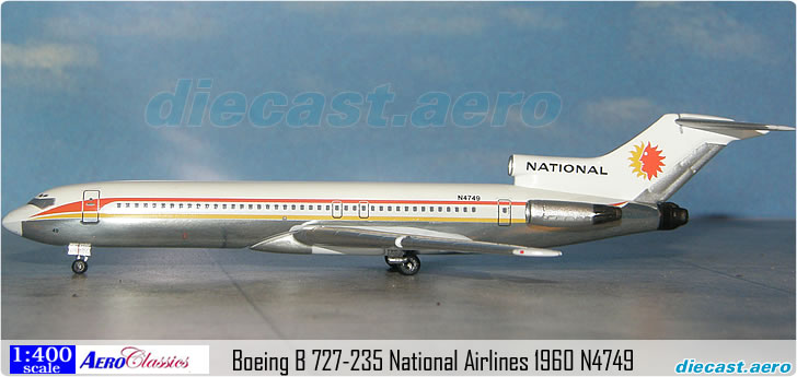 Boeing B 727-235 National Airlines 1960 N4749