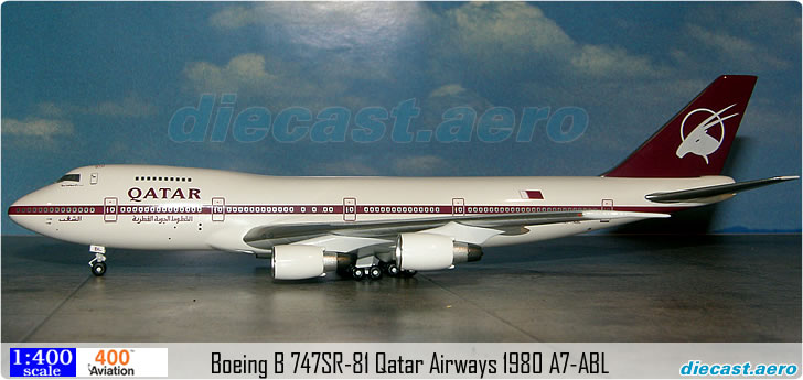 Boeing B 747SR-81 Qatar Airways 1980 A7-ABL