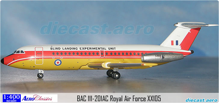 BAC 111-201AC Royal Air Force XX105